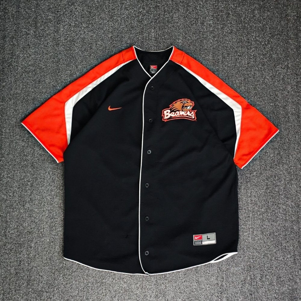 Nike Team Men's Oregon State University Beavers Baseball Jersey Size Large